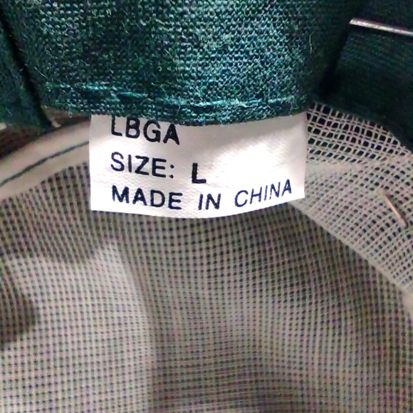 GENUINE ANTIQUE PERSON Novelty Bucket Hat with 18 Pins - Size: Large - Picture 10 of 10